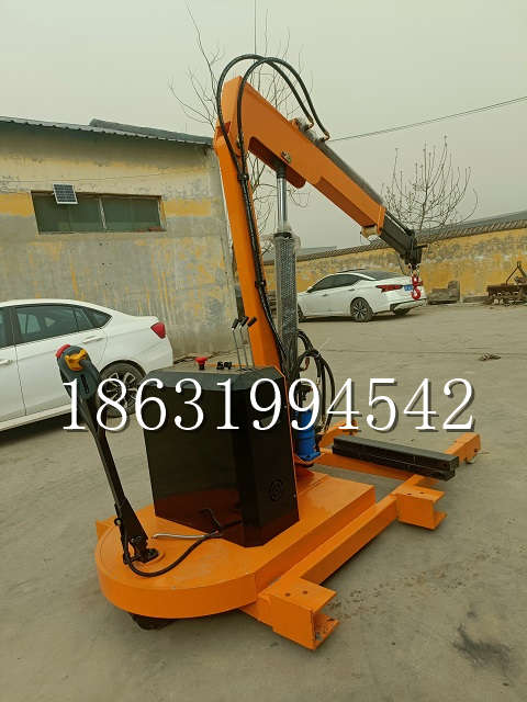 五华县自卸车厢随车吊 自制轮式四不像起重机 四驱平板吊 5吨 贵盛